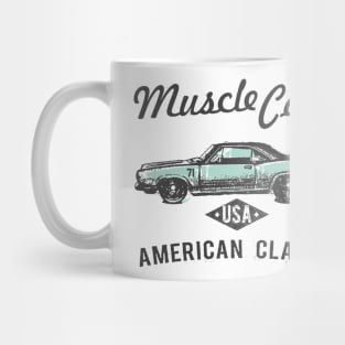 vintage car american classic Mug